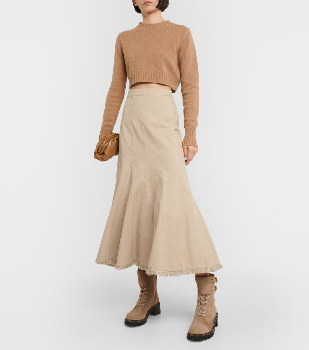 See By Chloé Mallory suede combat boots
