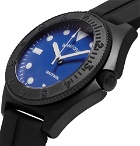 Bamford Watch Department - Mayfair Stainless Steel and Rubber Watch - Men - Blue