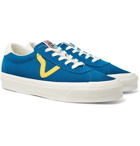 Vans - UA OG Epoch LX Leather-Trimmed Suede Sneakers - Blue