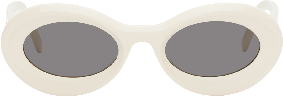 LOEWE Off-White Paula's Ibiza Oval Sunglasses Loewe