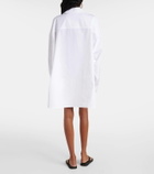 Wardrobe.NYC Oversized cotton poplin shirt dress