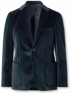 Lardini - Stretch-Cotton Corduroy Suit Jacket - Blue