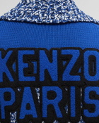 Kenzo Fisherman Mouline Cardigan Blue - Mens - Zippers & Cardigans