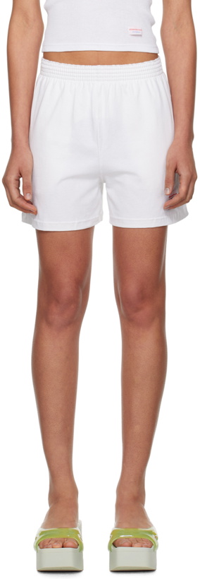 Photo: Alexander Wang White Relaxed-Fit Shorts