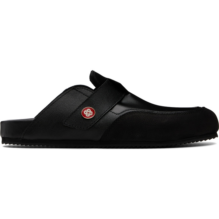 Photo: Casablanca Black Outdoor Mule Loafers