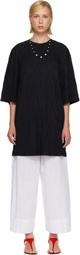 TOTEME Black Relaxed Tee Minidress