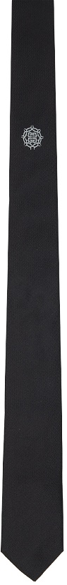 Photo: Givenchy Black Embroidered Tie