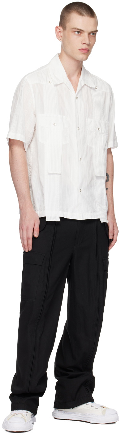 NVRFRGT White Garment-Dyed Shirt
