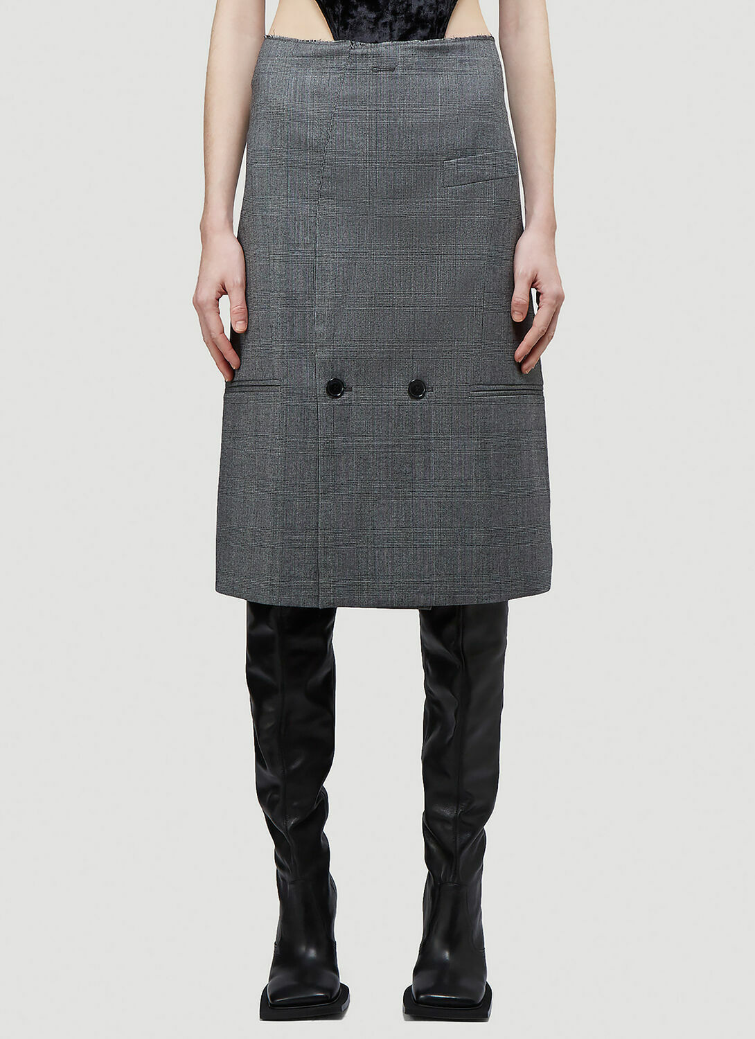 Vetements Tailored Pencil Skirt