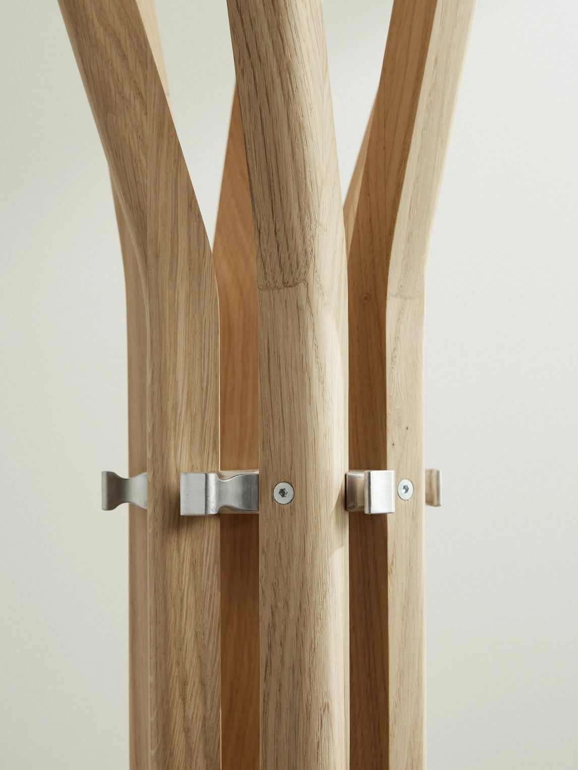 The Conran Shop - Pirouette Oak and Aluminium Coat Stand