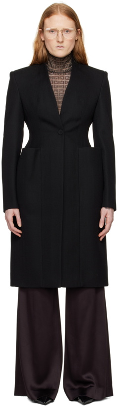Photo: Givenchy Black Hourglass Coat