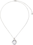 Alan Crocetti Silver Clear Mystic Necklace