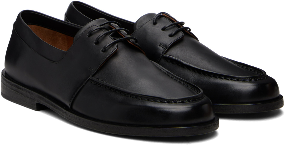 Marsèll Black Mocasso Leather Derbys