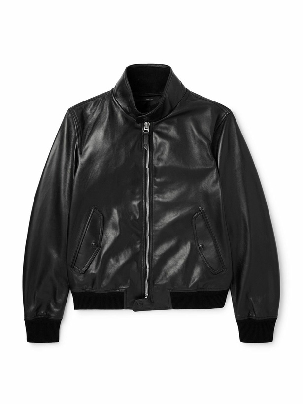 Photo: TOM FORD - Leather Jacket - Black