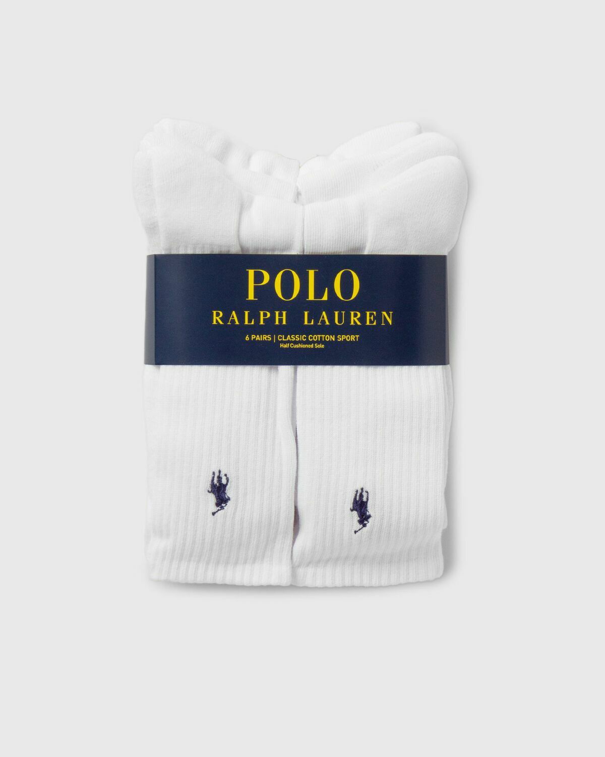 Polo ralph lauren socks hotsell athletic crew 6 pack