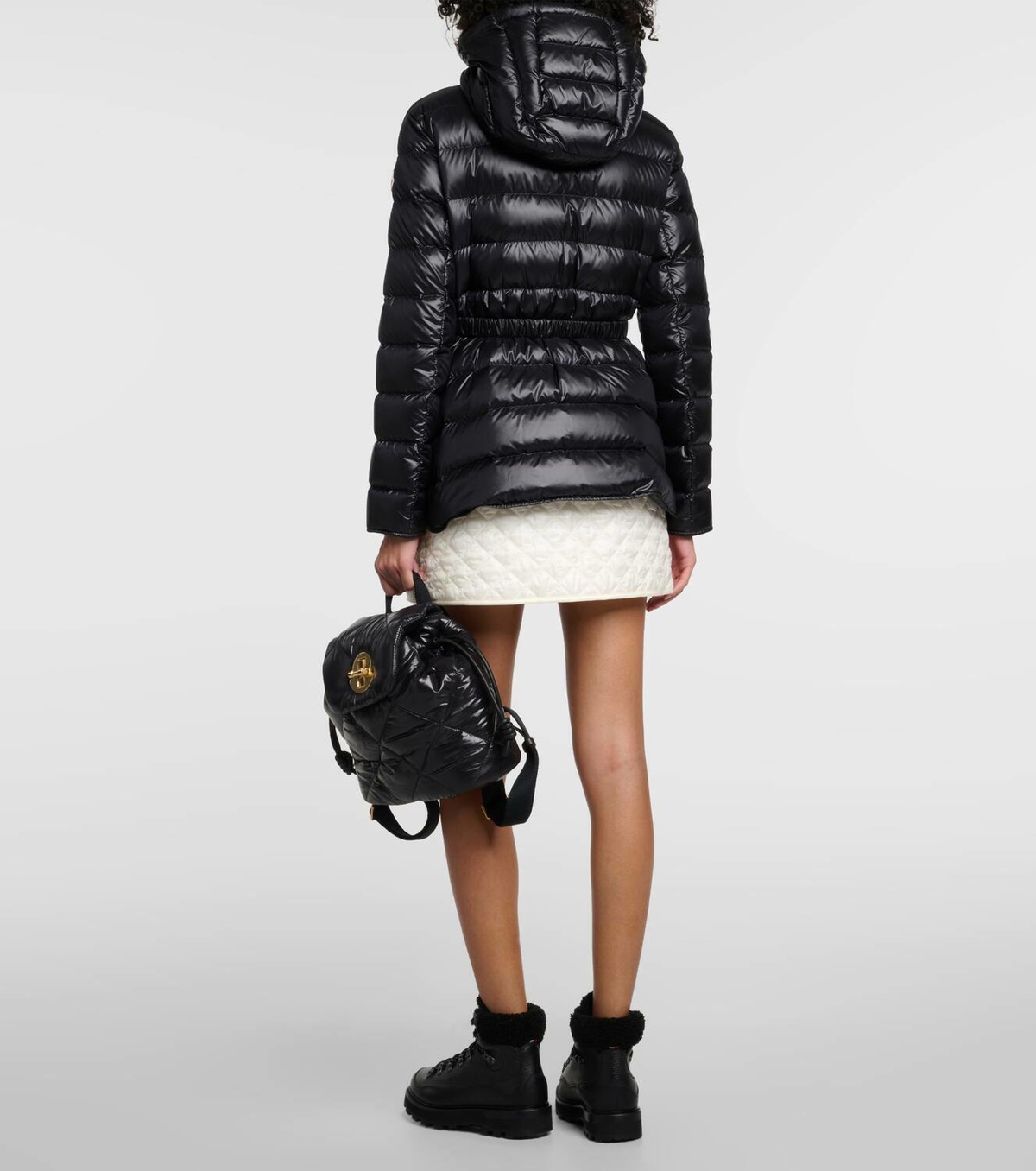 Moncler Argenno quilted down parka