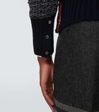 Thom Browne 4-Bar wool and mohair cardigan