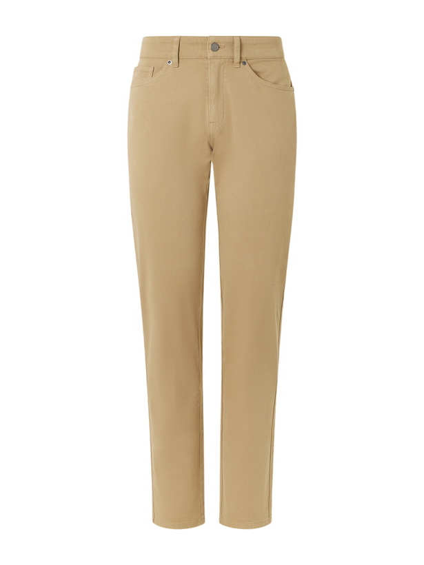 Photo: Peter Millar - Straight-Leg Stretch Cotton and Lyocell-Blend Trousers - Neutrals