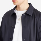 A.P.C. Men's Eloi Perforated Logo Necklace in Silver 