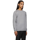 Ermenegildo Zegna Grey Wool Raglan Sweater