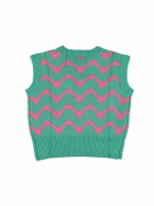 JELLYMALLOW Zigzag Tech Knit Vest
