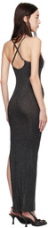 MISBHV Black Knitted Long Maxi Dress