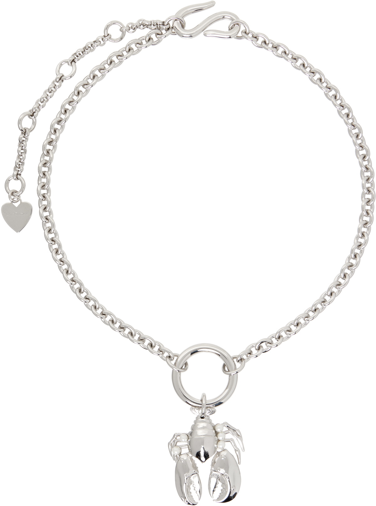 Acne Studios Silver Lobster Necklace