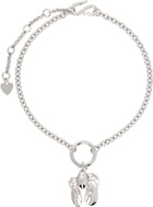 Acne Studios Silver Lobster Necklace