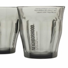 Neighborhood Men's Logo Duralex Medium Glass Set in Gray 