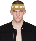 Rick Owens DRKSHDW Yellow 'DRKR' Headband