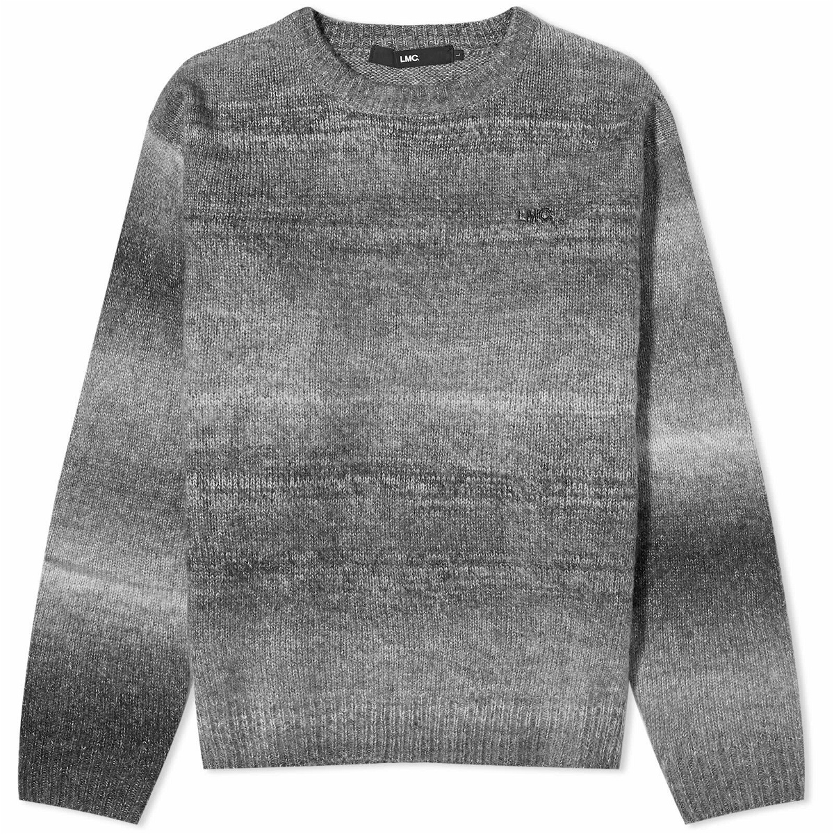 Photo: LMC Men's OG Ombre Brushed Knit Sweater in Charcoal