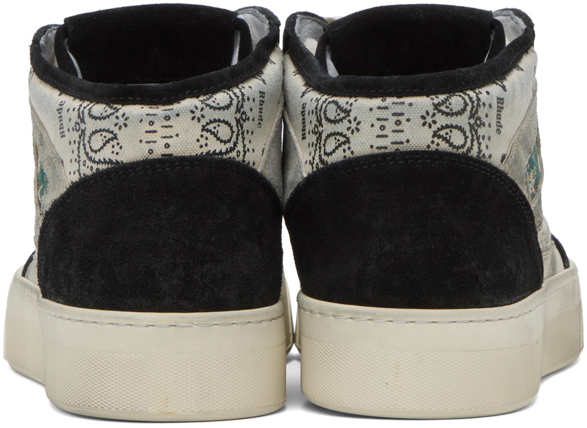 Rhude Black & White Cabriolets Sneakers