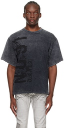 Dsquared2 Gray Icon Splash T-Shirt