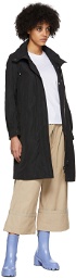 Moncler Black Kourou Parka Coat