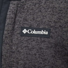 Columbia Men's Sweater Weather Full Zip Fleece in Black Heather