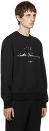 Salvatore Ferragamo Black Logo Sweatshirt