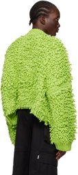 Bonsai Green Bubble Sweater