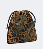 Etro Mini leopard-print pouch