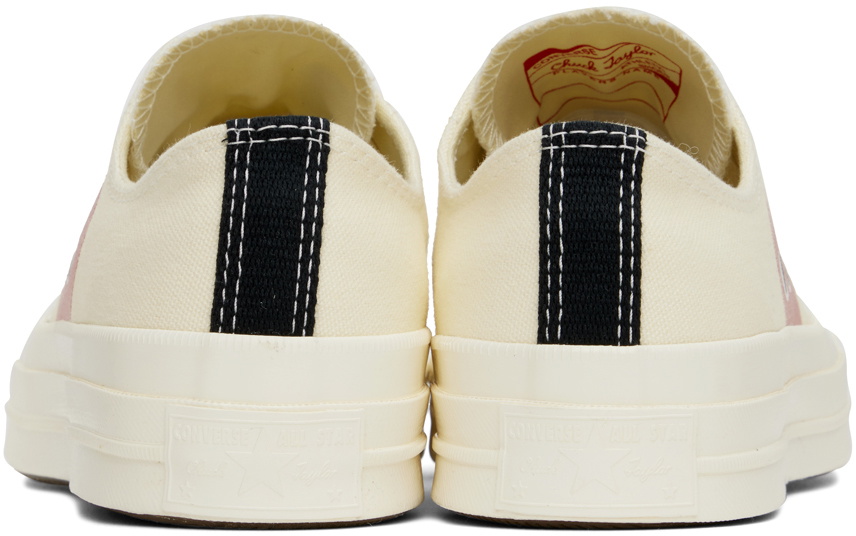COMME des GARÇONS PLAY Off-White Converse Edition Chuck 70 Low Top Sneakers
