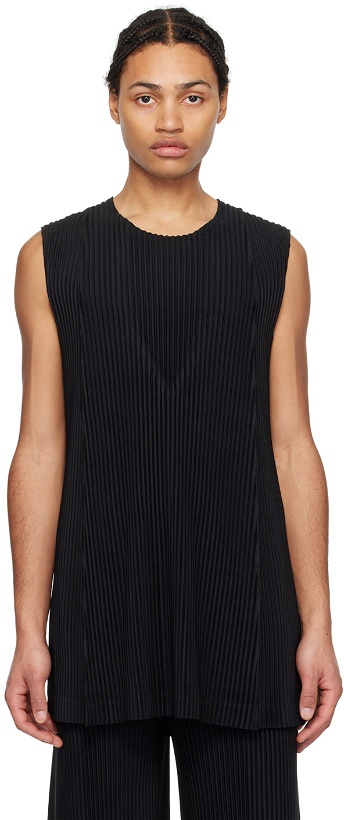 Photo: HOMME PLISSÉ ISSEY MIYAKE Black Monthly Color February Tank Top