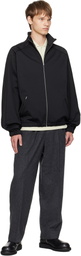 Jil Sander Black Zip Up Sweatshirt