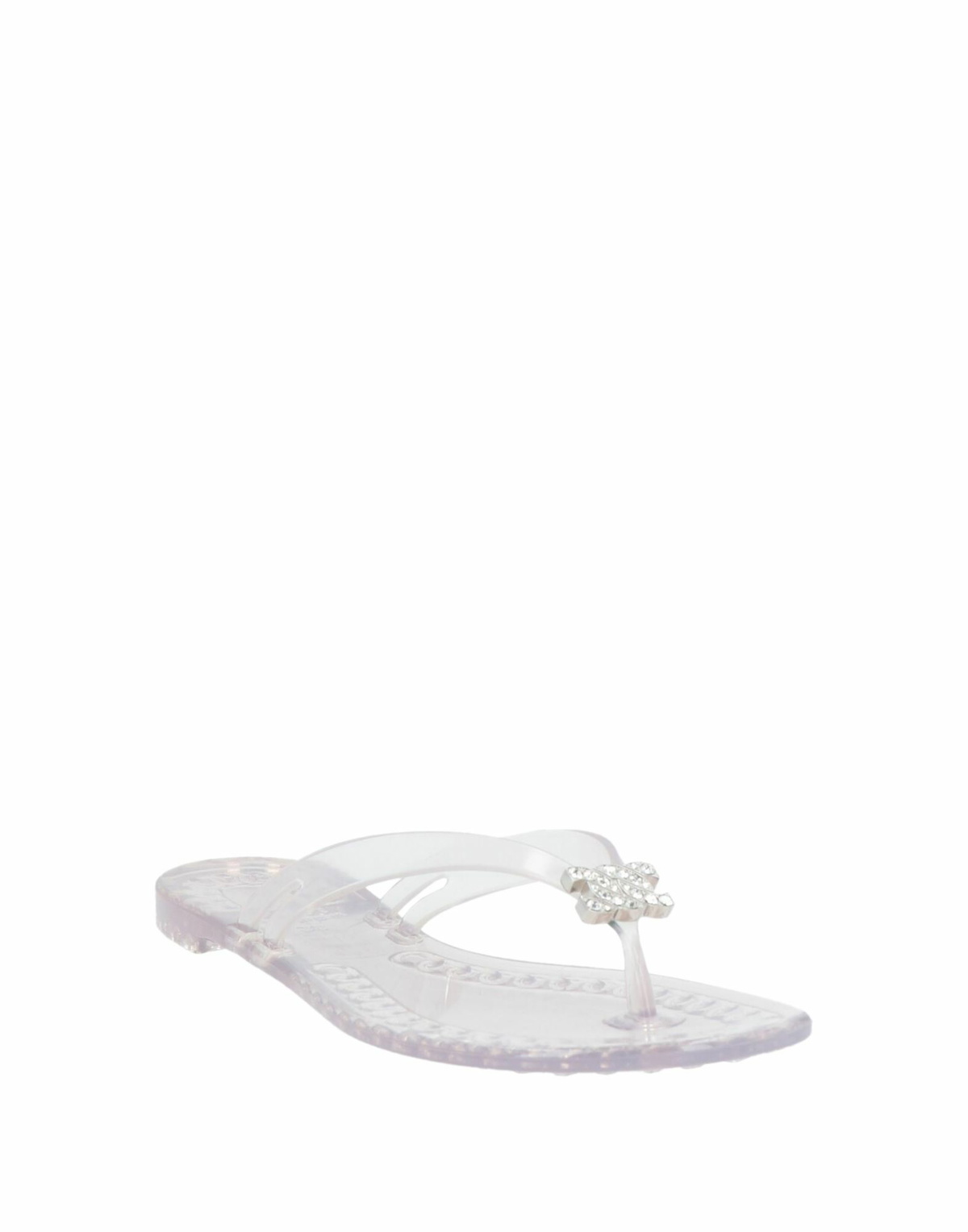Casadei Womens Thong sandal in Transparent