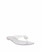 Casadei Womens Thong sandal in Transparent