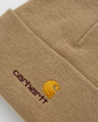 Carhartt WIP American Script Beanie Brown Mens Beany