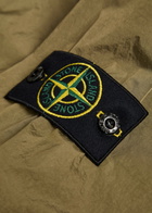 Stone Island Hooded Crinkled Shell Jacket Green
