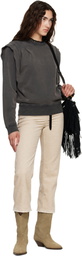 Isabel Marant Etoile Gray Soldy Sweatshirt