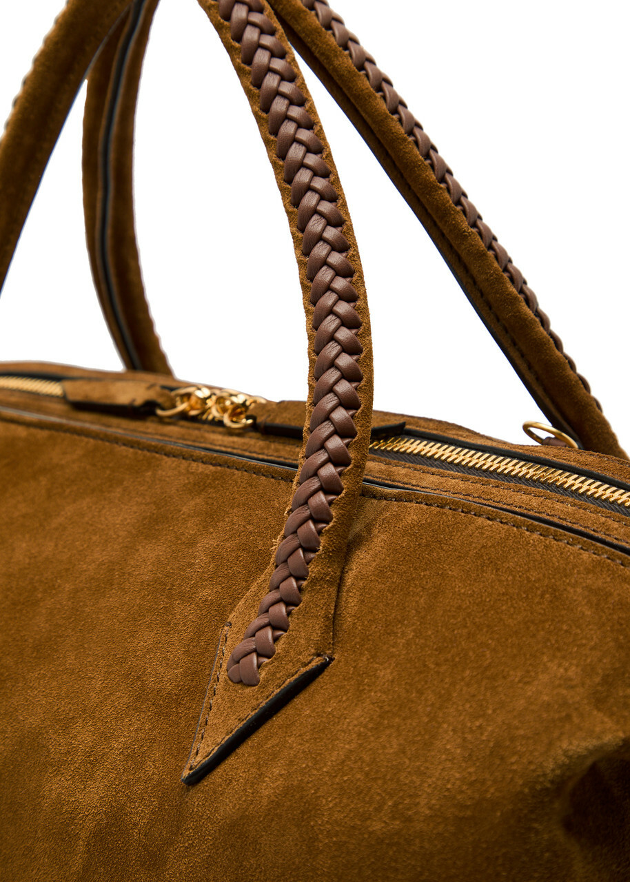 Metier Vérité City Suede top Handle bag - Tan - One Size