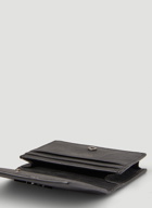 Monogram Leather Wallet in Black