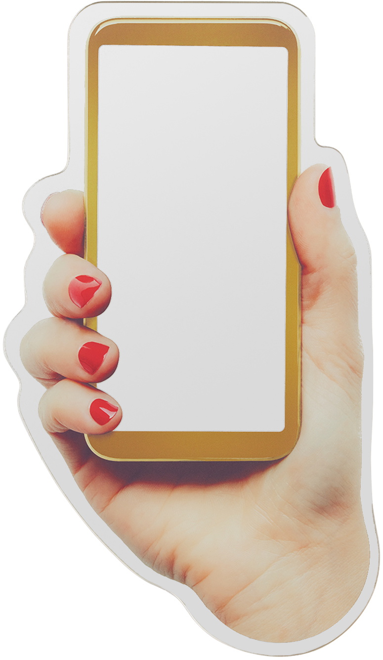Seletti Gold Selfie Mirror