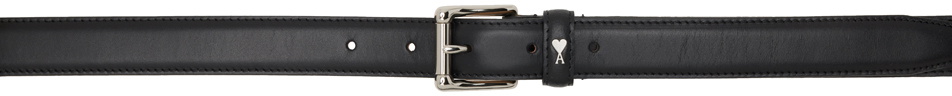 AMI Alexandre Mattiussi Black Ami de Cœur Belt